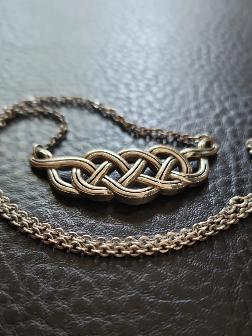 Brighton Silver Celtic Knot Pendant Necklace - Silver Tone